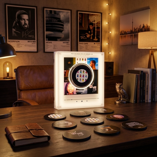 EchoMuse in a Drake-inspired bedroom